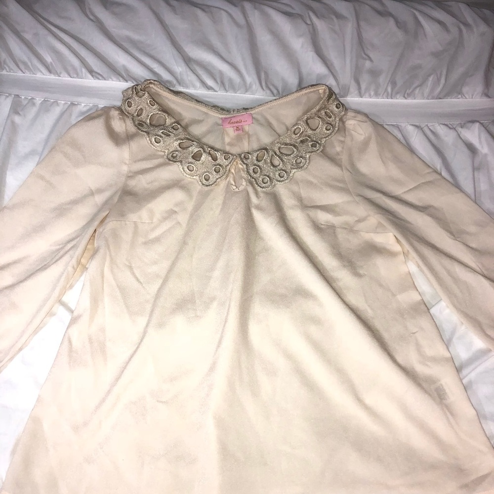 Formal Cream Blouse